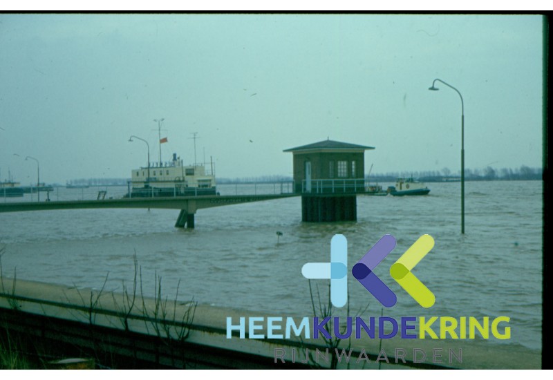 Tolkamer 1970 Hoogwater Peilhuisje Coll. H.Meijer